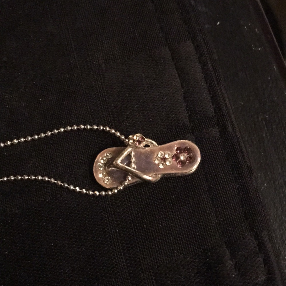 Vintage 2000s Flip-Flop Necklace